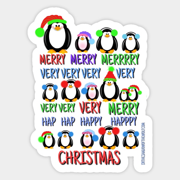 Very, very merry, hap hap happy Christmas Sticker by WolfShadow27